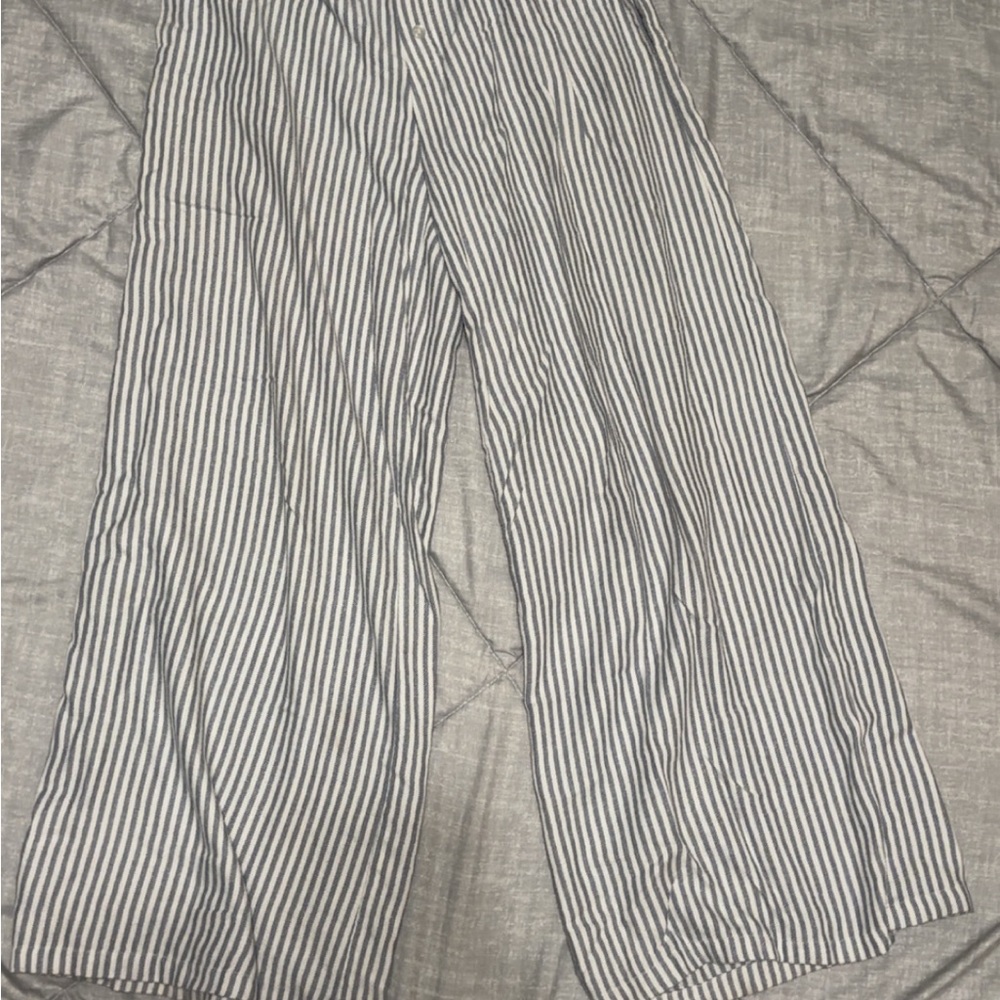 T.J.Maxx Black and White Striped Women's Pants